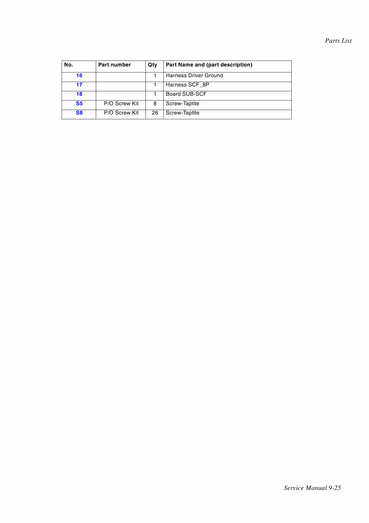 Xerox Phaser 6100 Parts List Manual-5